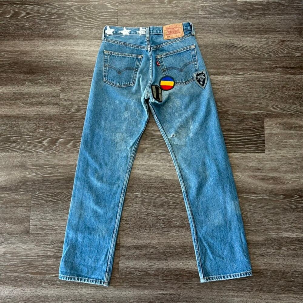 ICONS Objects of Devotion x‎ Levi’s 501 Reworked Distressed Jeans 28